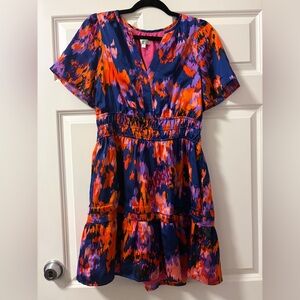 Jade Melody Tam Cinched Waist Dress w/ Pockets